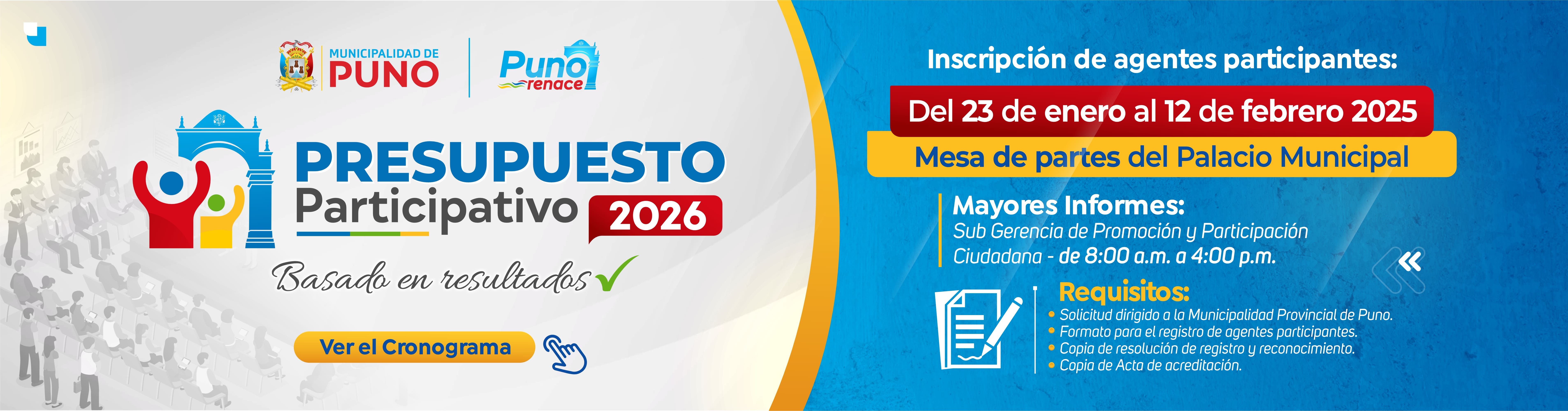 PRESUPUESTO PARTICIPATIVO 2026